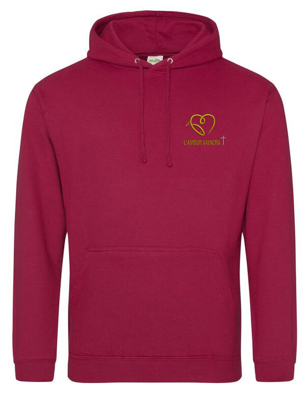 Hoodie L'Amour Vaincra (unisexe)